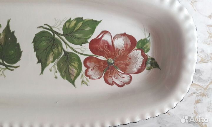 Селедочница эмалированная СССР