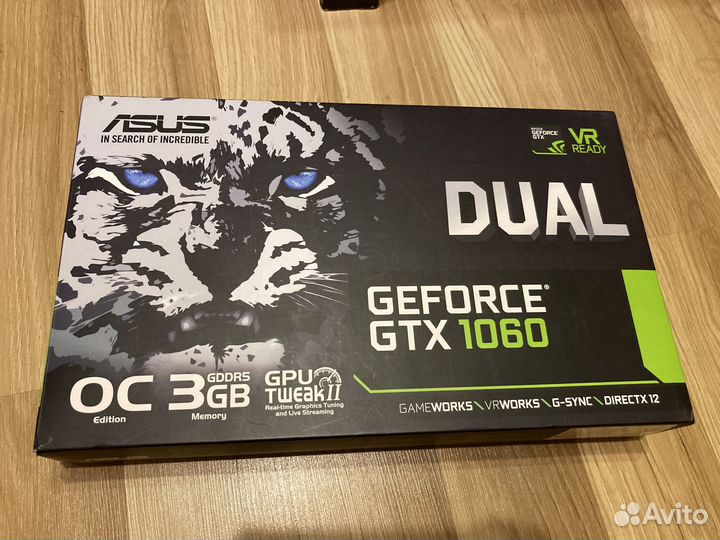 Видеокарта asus geforce gtx 1060 3 gb dual