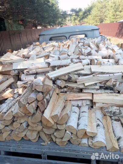 Дрова колотые береза