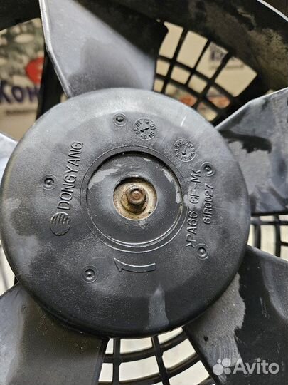 Вентилятор с диффузором охлаждения радиатора