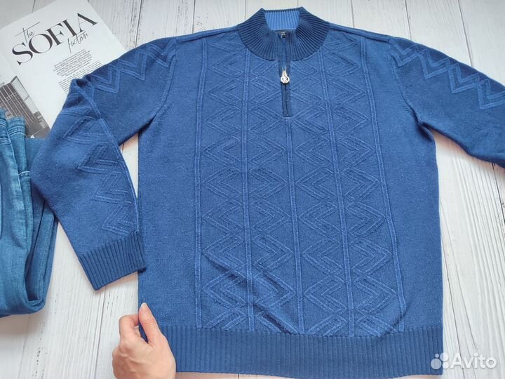 Кашемировый джемпер stefano ricci 52 размер