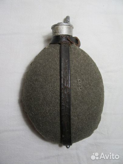 Немецкая фляга-бесстаканка на клеймах HRE38