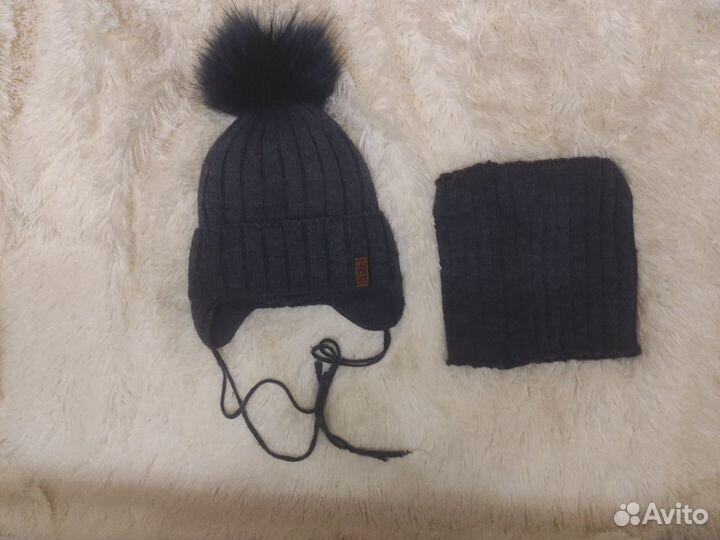 Шапка и снуд для мальчика