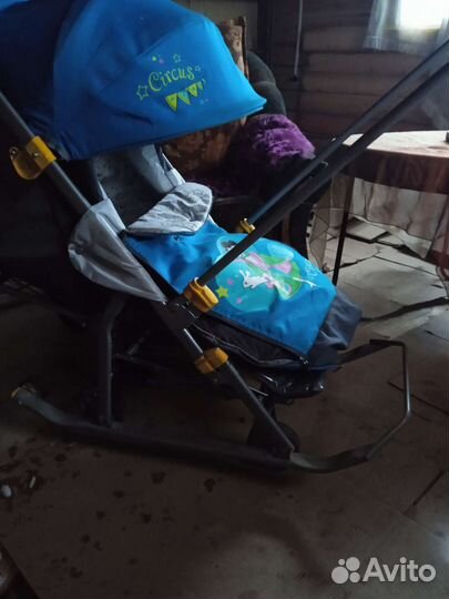 Коляска санки