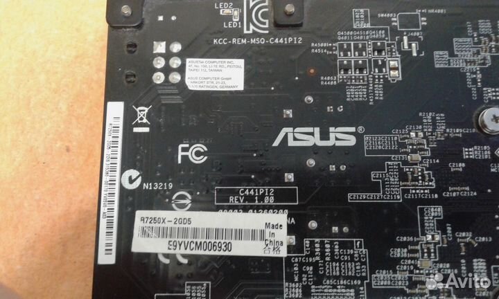 Видеокарта asus R7 250X 2GB gddr5