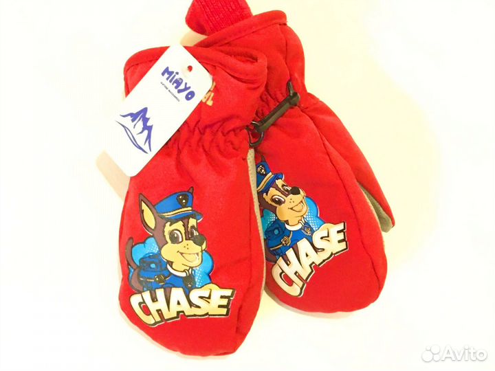 Варежки зимние детские новые