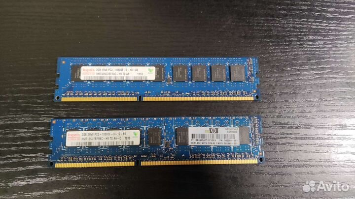 Оперативная память ddr3 2 gb, 2 штуки