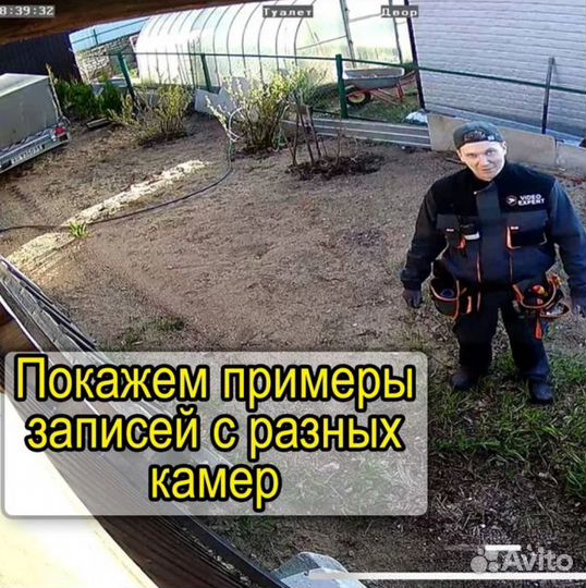 Комплект видеонаблюдения /С установкой и гарантией