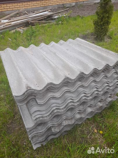 Шифер волновой бу