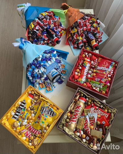 Делаем на заказ подарочные сладкие наборы
