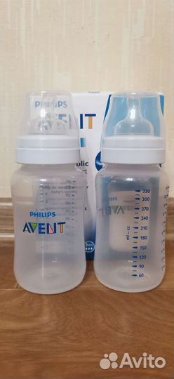 Бутылочки Avent Anti-colic 330ml 2шт, новые