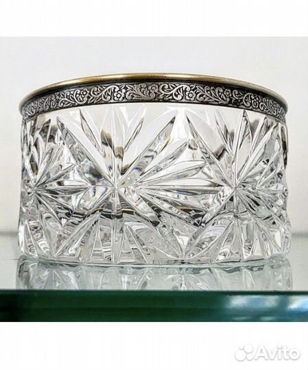 Хрусталь с мельхиором