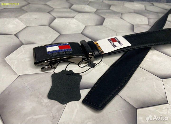 Ремень Tommy Hilfiger автомат с гравировкой