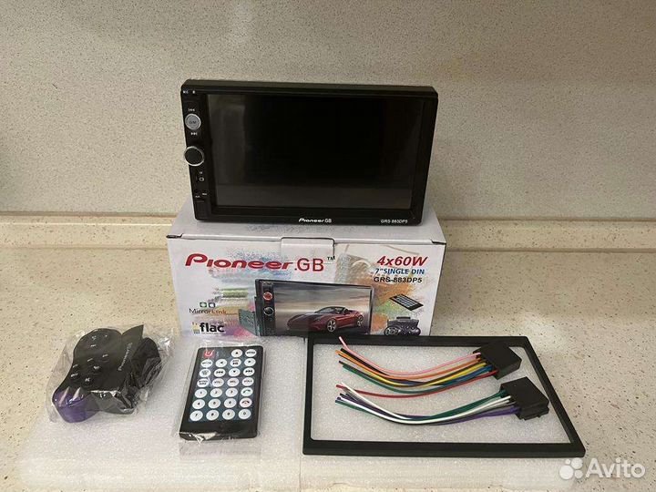 Магнитола Pioneer 1 din с экраном 7 дюймов