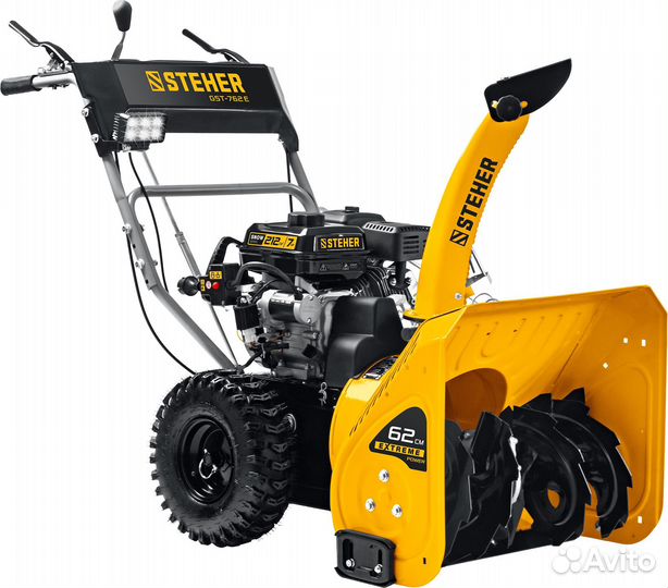 Бензиновый снегоуборщик steher 62 см (GST-762E)