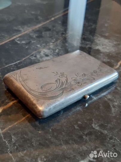 Царский портсигар серебро