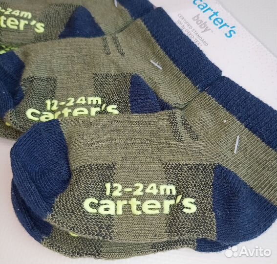 Носочки (носки) Carter's новые 3 пары (12-24 мес )