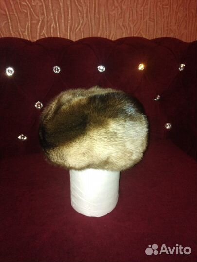 Берет норковый