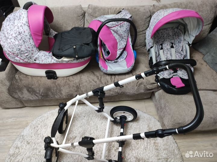 Коляска 3 в 1 модульная
