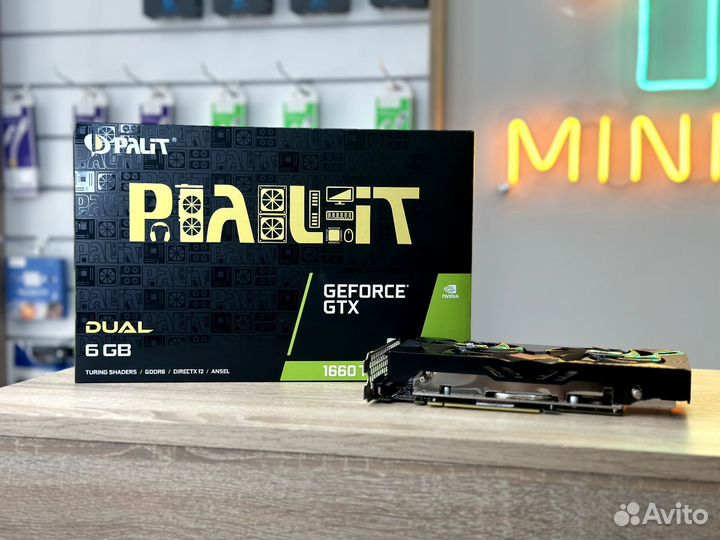 Видеокарта Palit GeForce GTX 1660 Ti Dual