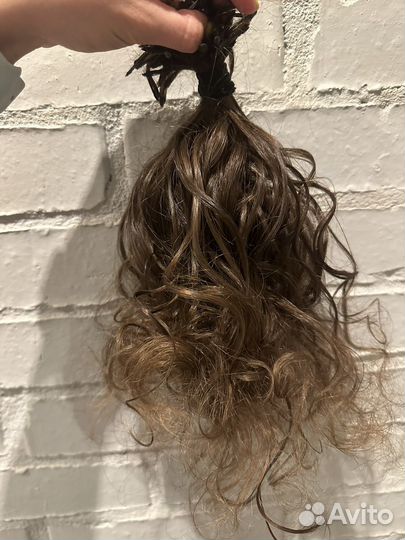 Детские неокрашенные волосы для наращивания