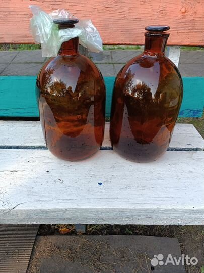 Бутыли коричневые 6-ти литровые СССР