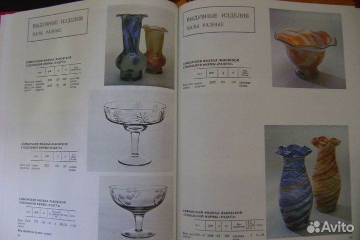Бытовая посуда и художественные изделия из стекла