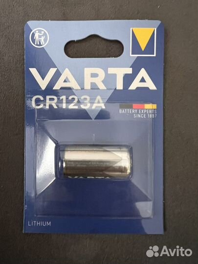 Батарейка varta cr123a