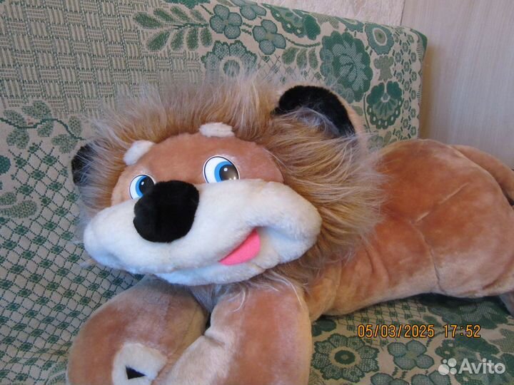 Большая мягкая игрушка Лев 85 см (новая)