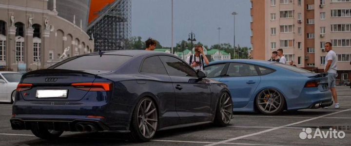 Сплиттер спойлера maxton Design audi A5 B9