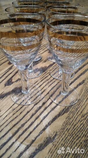 Рюмки с позолотой СССР новые и бу