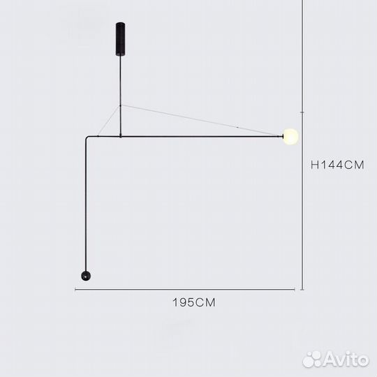 Подвесной светильник lines L