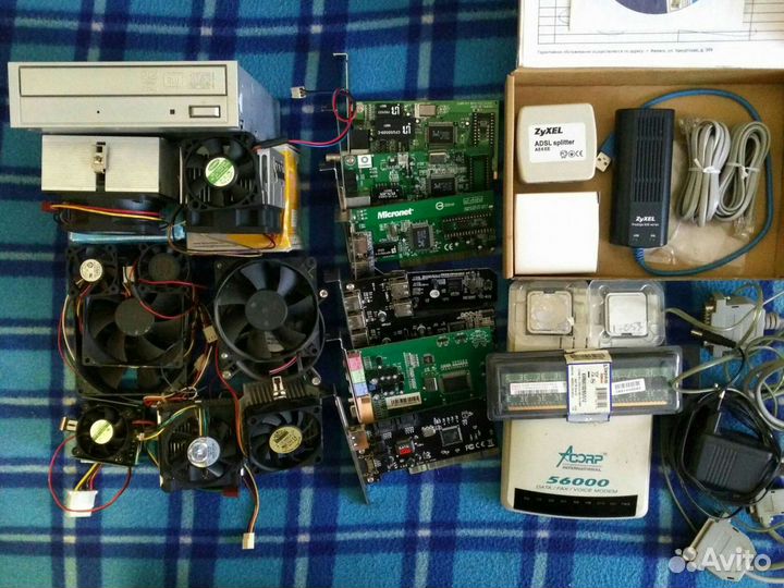 Оперативная память, процессоры и другие комплектую