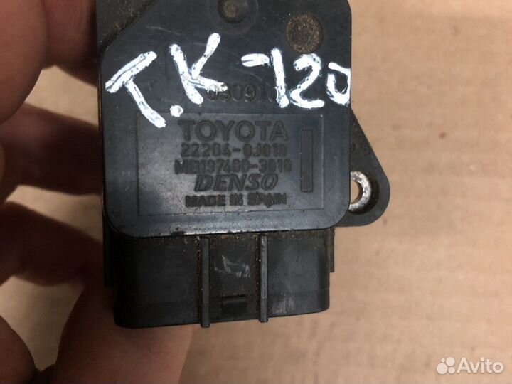 Toyota corolla 120 датчик воздуха