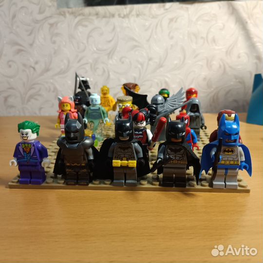 Мини фигурки lego DC Marvel Ninjago Симсоны