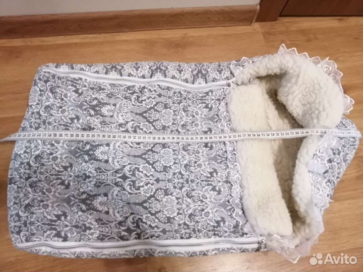 Тёплый конверт для новорожденного