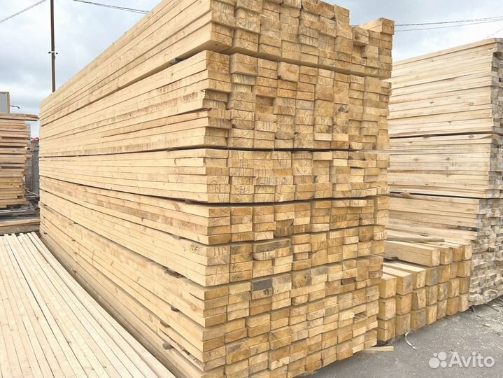 Доска обрезная 50х150х6000мм