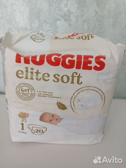 Подгузники Huggies Elite Soft 1
