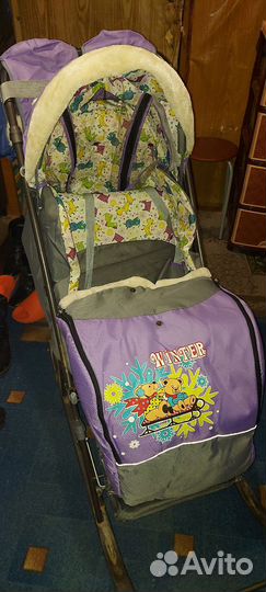 Коляска санки