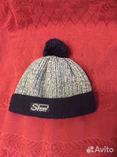 Шапка зимняя детская размер 52-54