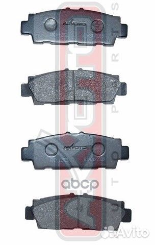 Колодки тормозные дисковые задние AKD-1252 akyoto