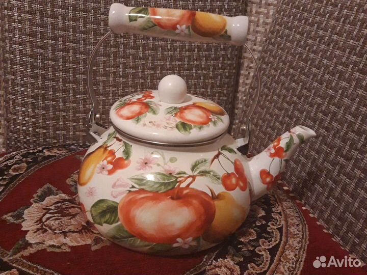 Чайник эмалированный