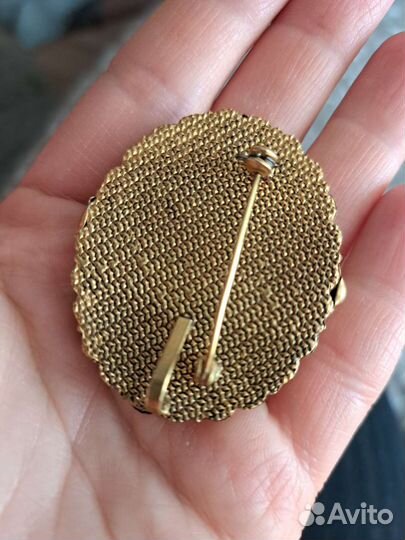 Брошь винтажная чехия