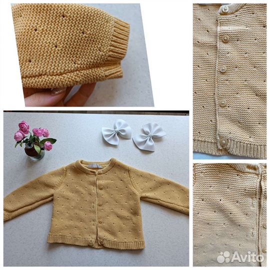 Пакет одежды на девочку 74-80см лот 2