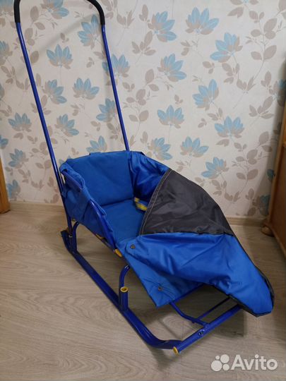 Детские санки с колесами