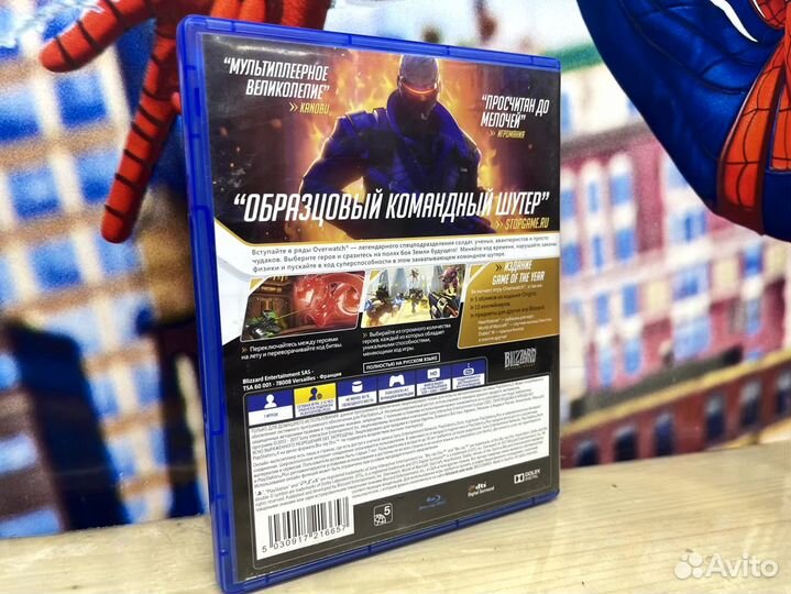 Игра Overwatch PS4 диск