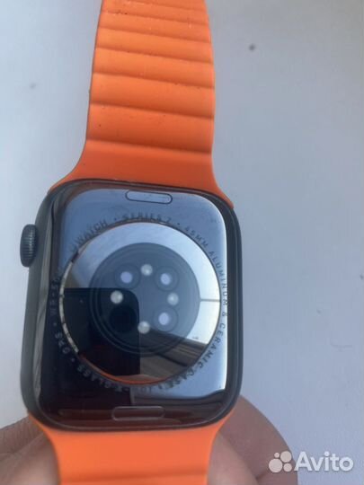 Часы apple watch 7 45 mm green