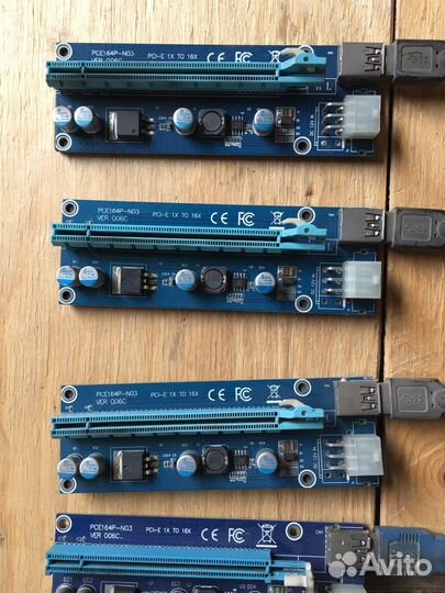 Комплект райзеров ver. 006c 6 штук в сборе