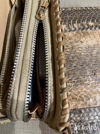 Кошелёк женский из змеиной кожи, 2 шт