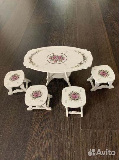 Набор деревянной мебели для кукол